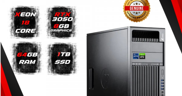 HP Z440 Workstation Intel® Xeon® 18 Cores & 36Threads